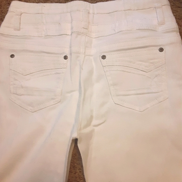Rue 21 white Jean's size 7/8 regular - Picture 5 of 10